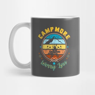 Camp More Worry Less Positive Affirmation Mug